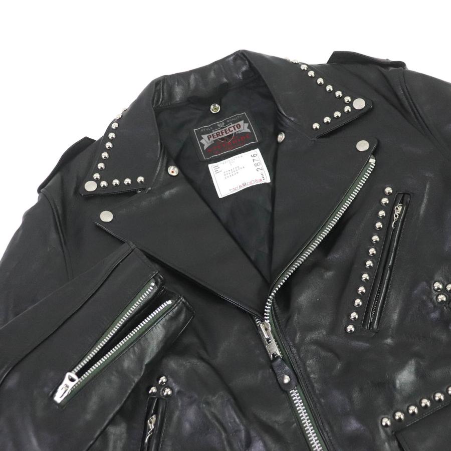極美品□Sacai サカイ Schott 2022年製 22-02876M レザー 極美品□Sacai サカイ Schott 2022年製 22-02876M レザー