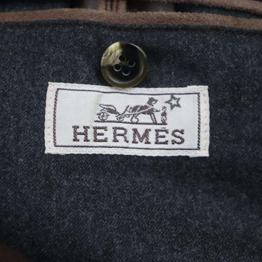 HERMES 美品▽HERMES エルメス ゴートレザー ジップアップ HERMES 美品▽HERMES エルメス ゴートレザー ジップアップ