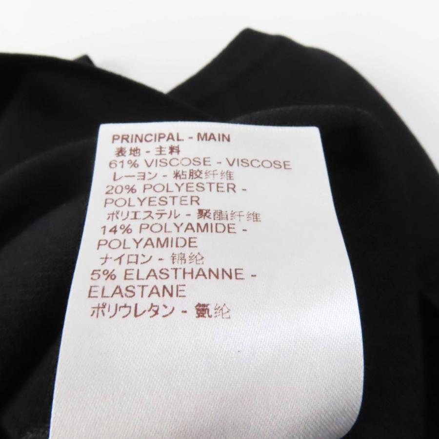美品★ルイヴィトン モノグラムフラワーレース 膝丈 切替ワンピース ブラック XS（日本Sサイズ相当） イタリア製 正規品 レディース LOUIS VUITTON（ルイ・ヴィトン） 美品☆ルイヴィトン モノグラム