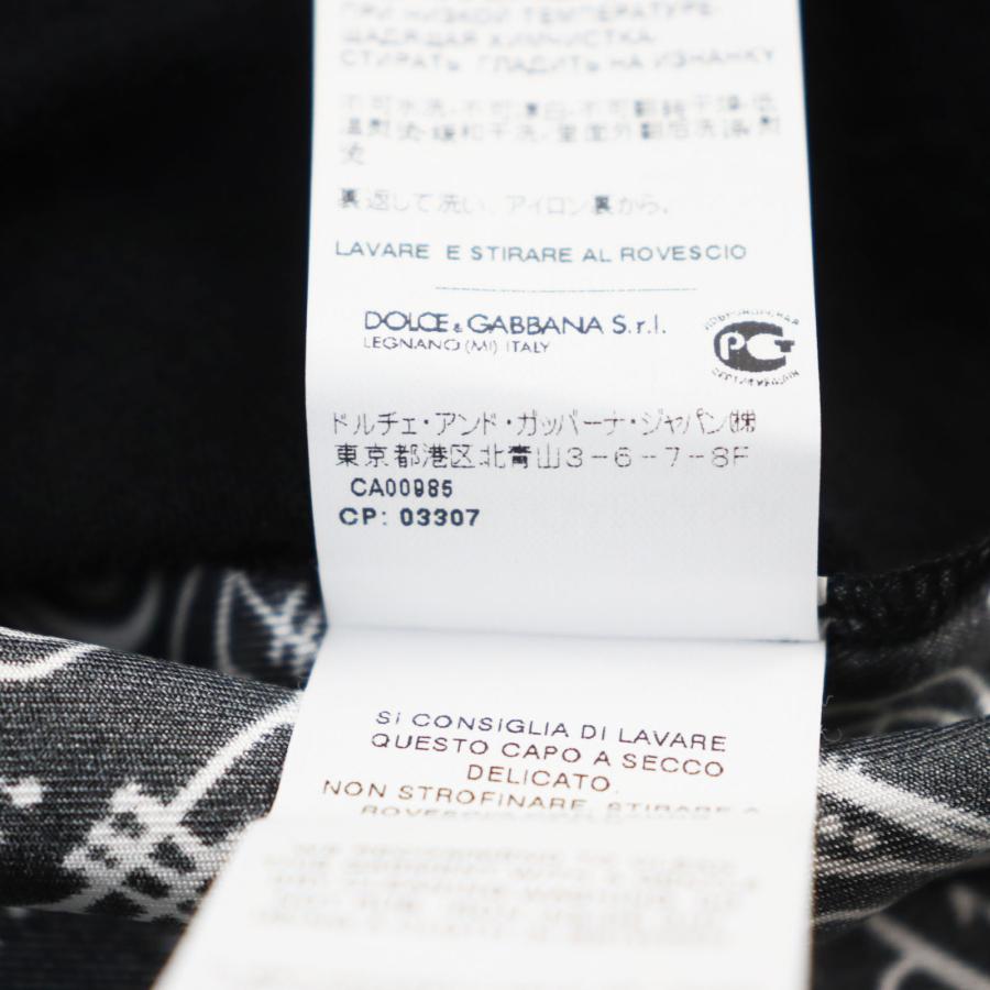 極美品○ドルチェ＆ガッバーナ GQ502K / F78A3 カシミヤ シルク 黒タグ 