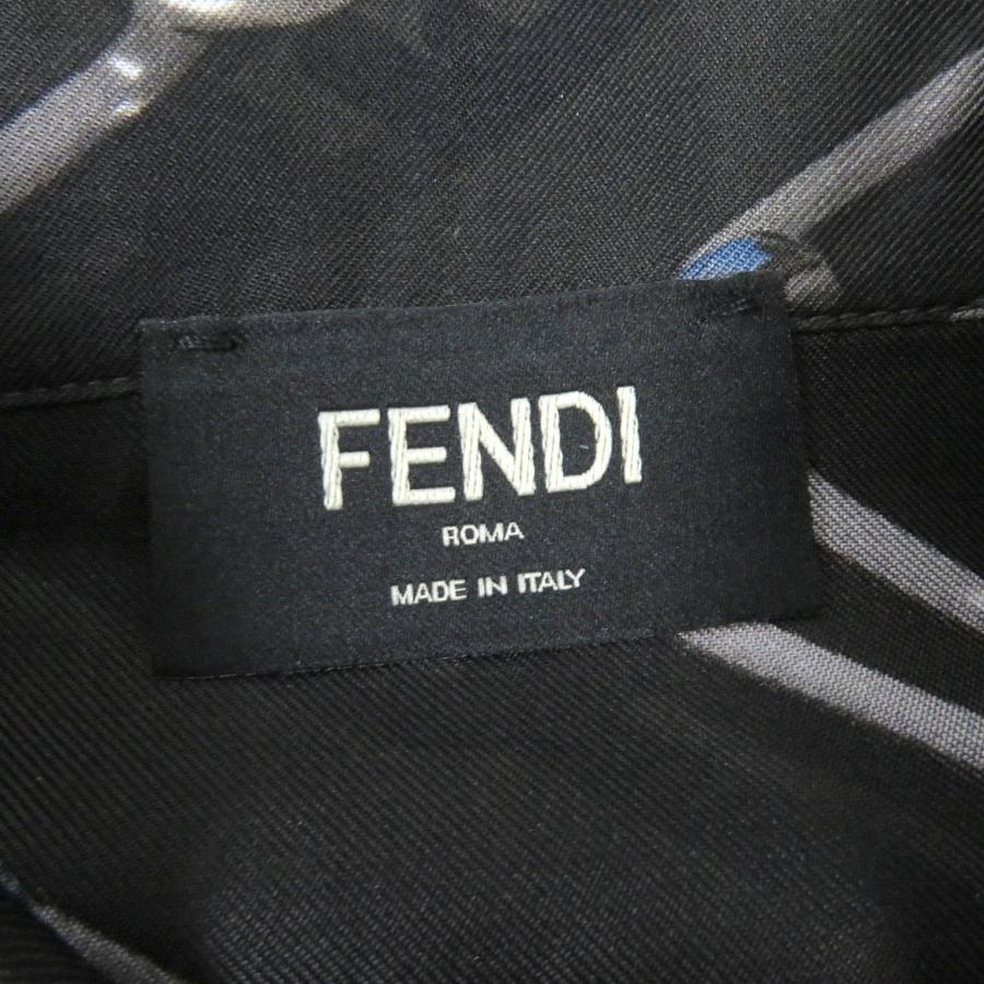 FENDI 極美品□FENDI フェンディ 2022年製 FS0585 シルク ズッカ FENDI 極美品□FENDI フェンディ 2022年製 FS0585 シルク ズッカ