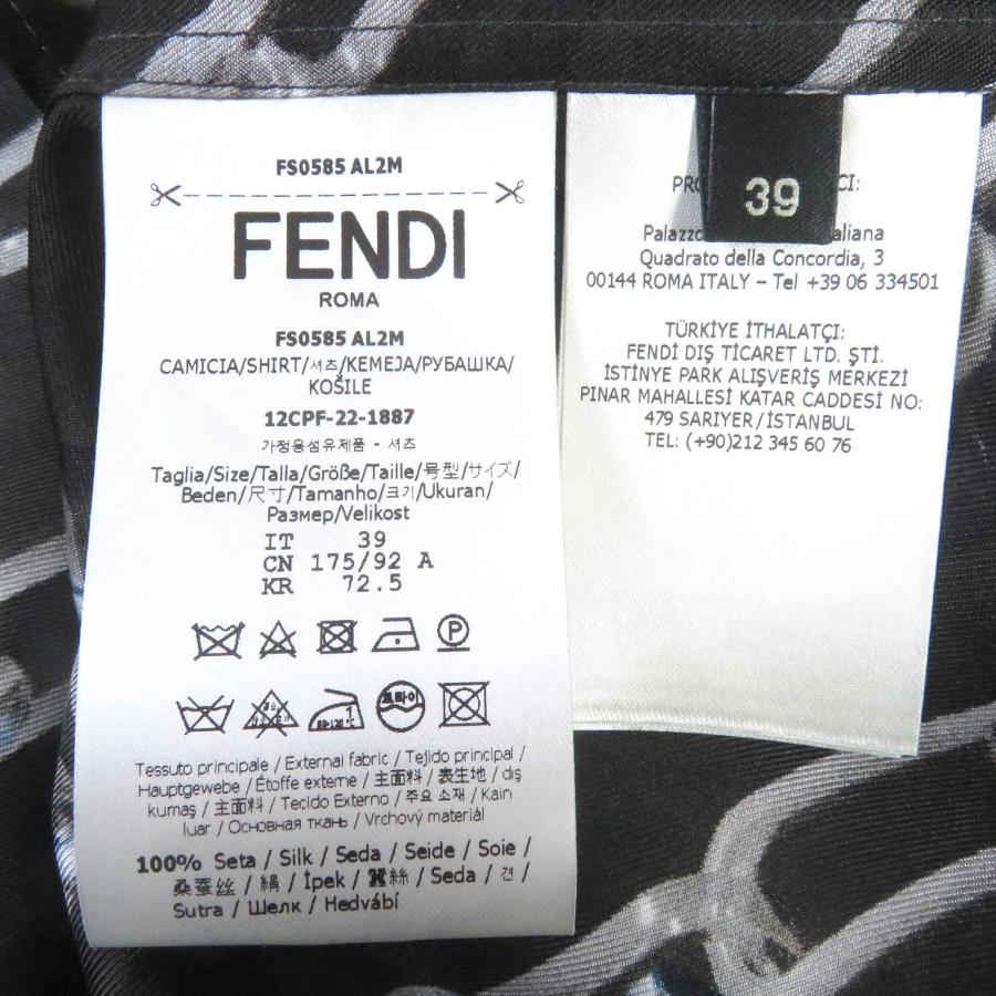 FENDI 極美品□FENDI フェンディ 2022年製 FS0585 シルク ズッカ FENDI 極美品□FENDI フェンディ 2022年製 FS0585 シルク ズッカ