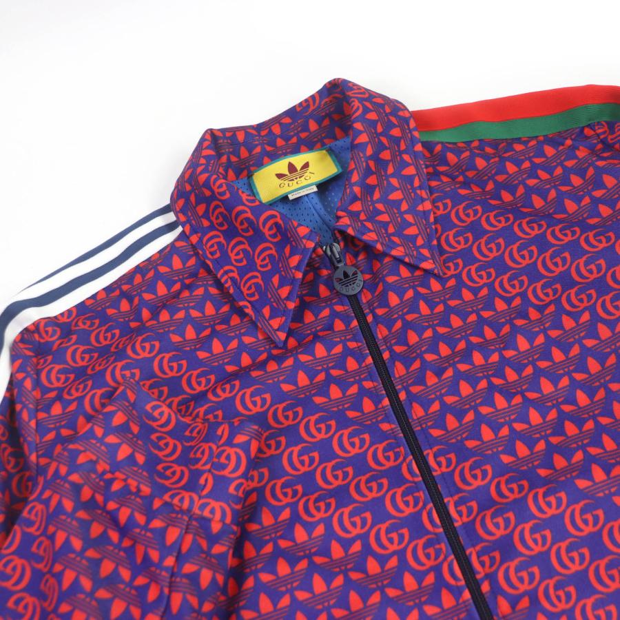 美品□GUCCI グッチ adidas 692112 ダブルG トレフォイル サイド 美品□GUCCI グッチ adidas 692112 ダブルG トレフォイル サイド