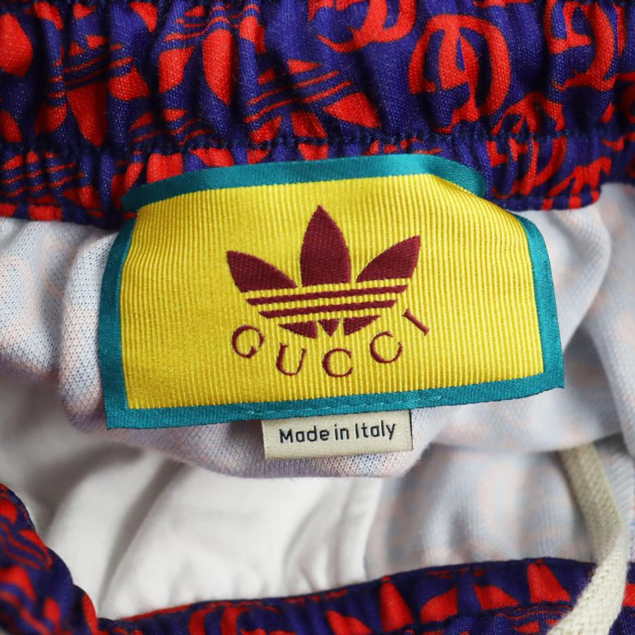 【ドンドン見直し】極美品●GUCCI グッチ  アディダス 22SS 692113 ダブルG トレフォイルロゴ ウェブライン トラック パンツ ネイビー レッド XS イタリア製 正規品 メンズ ドンドン見直し】極美品○グッチ アディダス 22SS 692113 ダブルG