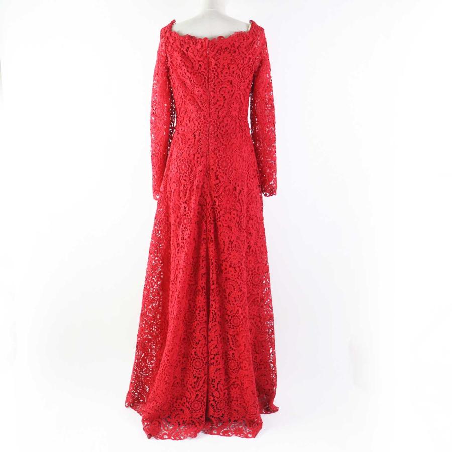 VALENTINO 美品◎VALENTINO ヴァレンティノ 総レース 長袖 超ロング 