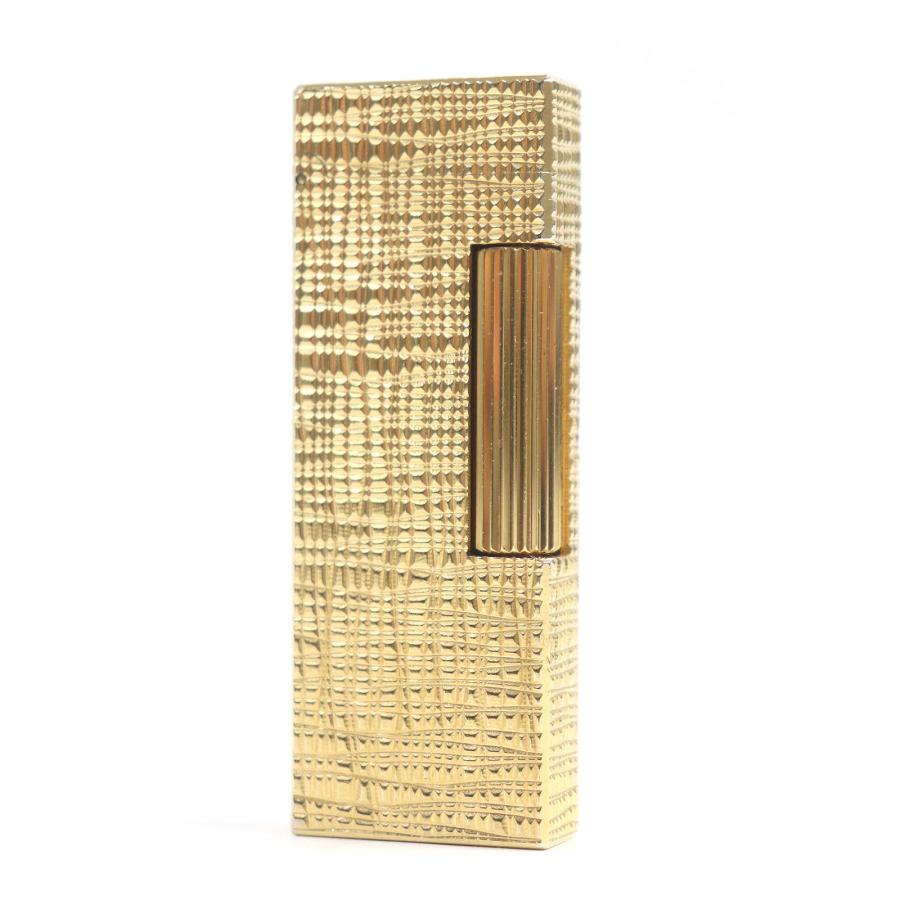 dunhill 良品□Dunhill ダンヒル 総柄 スリム 新型 ローラー式