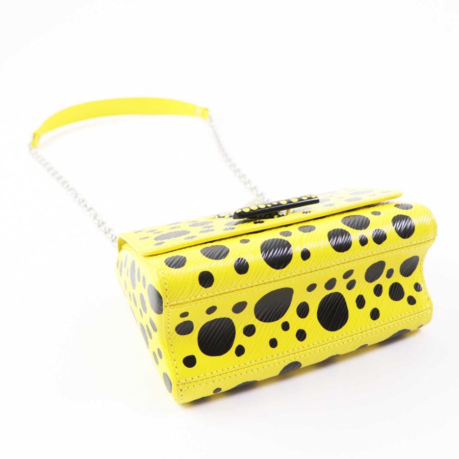 未使用品◎LOUIS VUITTON ルイヴィトン 草間彌生 M21695 ツイストPM エピ ペインテッド ドット ショルダーバッグ イエロー ブラック 保存袋付き レディース 未使用品◎LV×YK ルイヴィトン 草間彌生 M21695 ツイストPM エピ