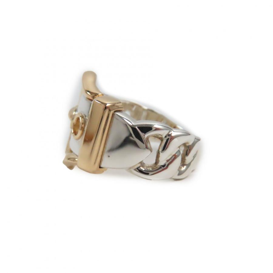 HERMES 極美品○HERMES エルメス ブックルセリエ SV925 750(K18 HERMES 極美品○HERMES エルメス ブックルセリエ SV925 750(K18