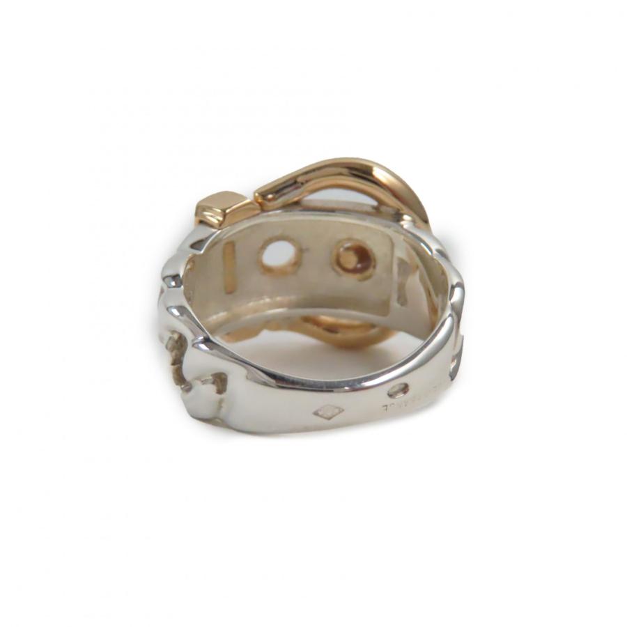 HERMES 極美品○HERMES エルメス ブックルセリエ SV925 750(K18 HERMES 極美品○HERMES エルメス ブックルセリエ SV925 750(K18