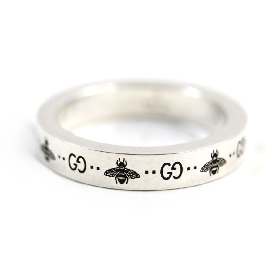 GUCCI 良品○グッチ 729898 GG＆ビー AG925 インターロッキングG GG 