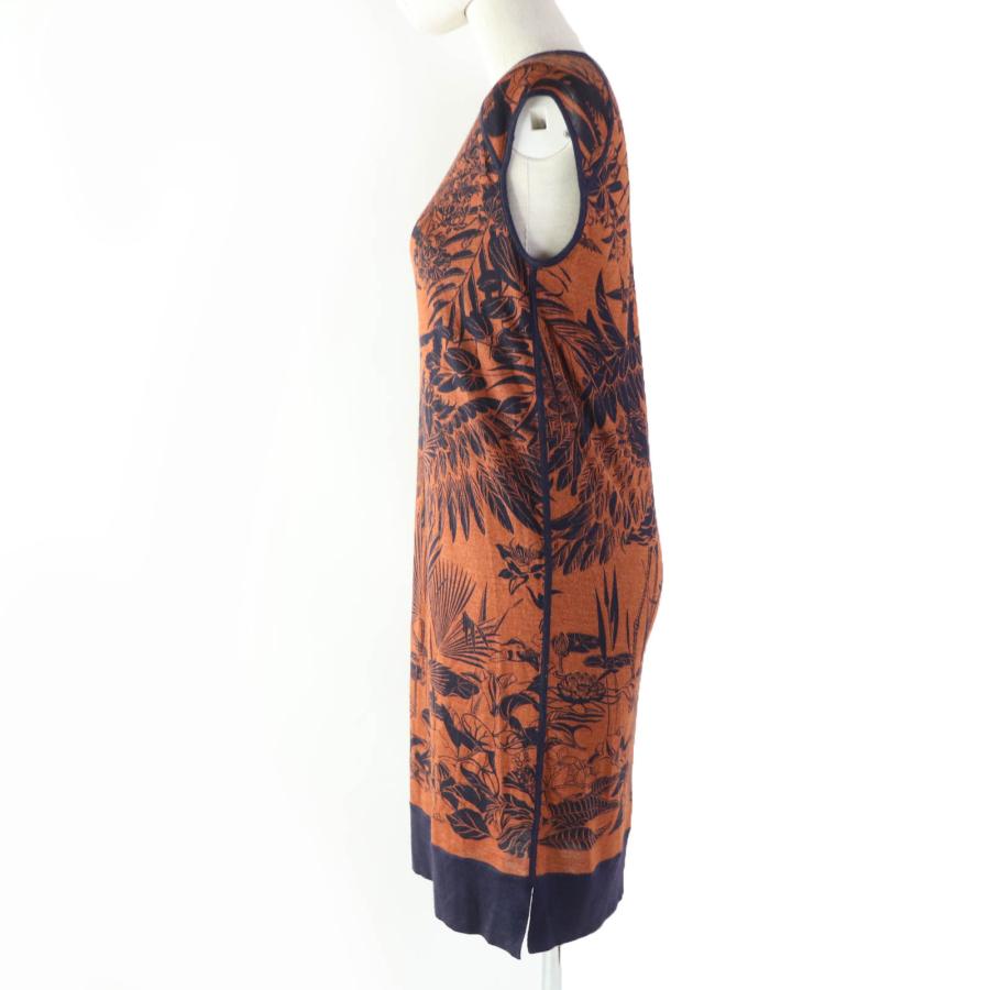 HERMES 極美品☆エルメス フラミンゴパーティー カシミヤ シルク  