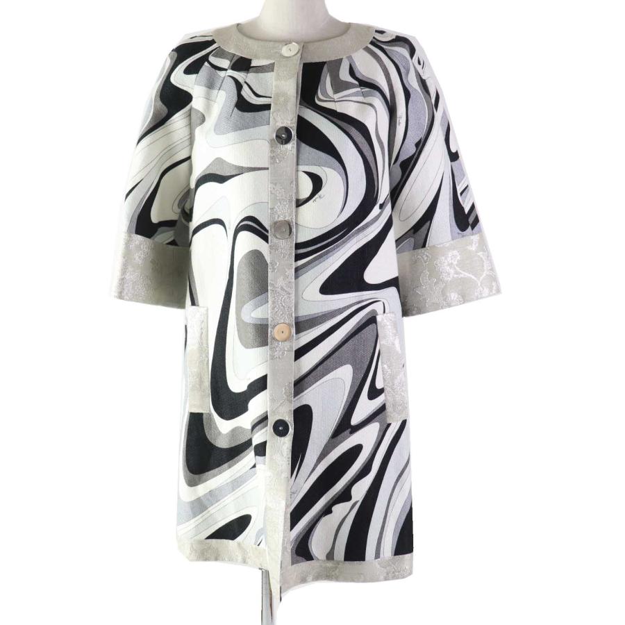 未使用エミリオプッチEMILIO PUCCI Italy製ロングコート38