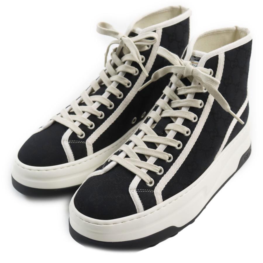未使用品○GUCCI グッチ 745999 テニス1977 GGキャンバス ハイカット 