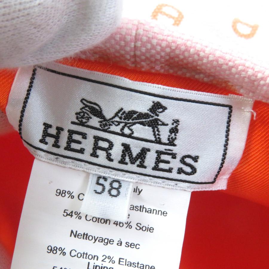 HERMES 未使用品△エルメス 23SS サントノーレ 裏地シルク混 セリエ 