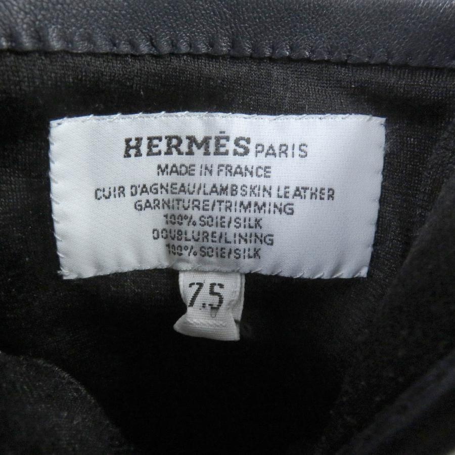 HERMES 未使用品□HERMES エルメス ラムスキン 裏シルク HERMES 未使用品□HERMES エルメス ラムスキン 裏シルク