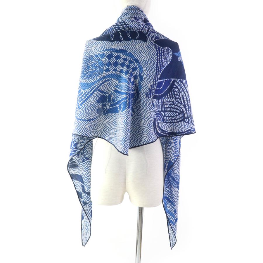 極美品☆HERMES エルメス ロザンジュ GM カシミヤ シルク混 ホース 