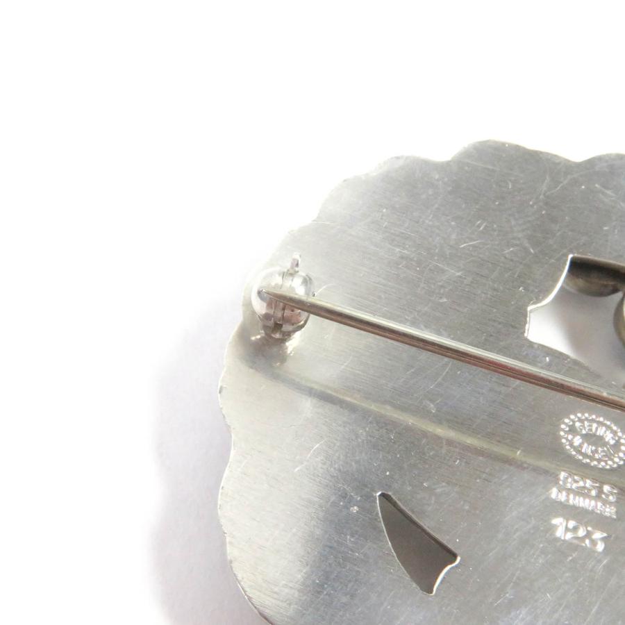 美品□Georg Jensen ジョージジェンセン SV925 123 ハト 鳥モチーフ