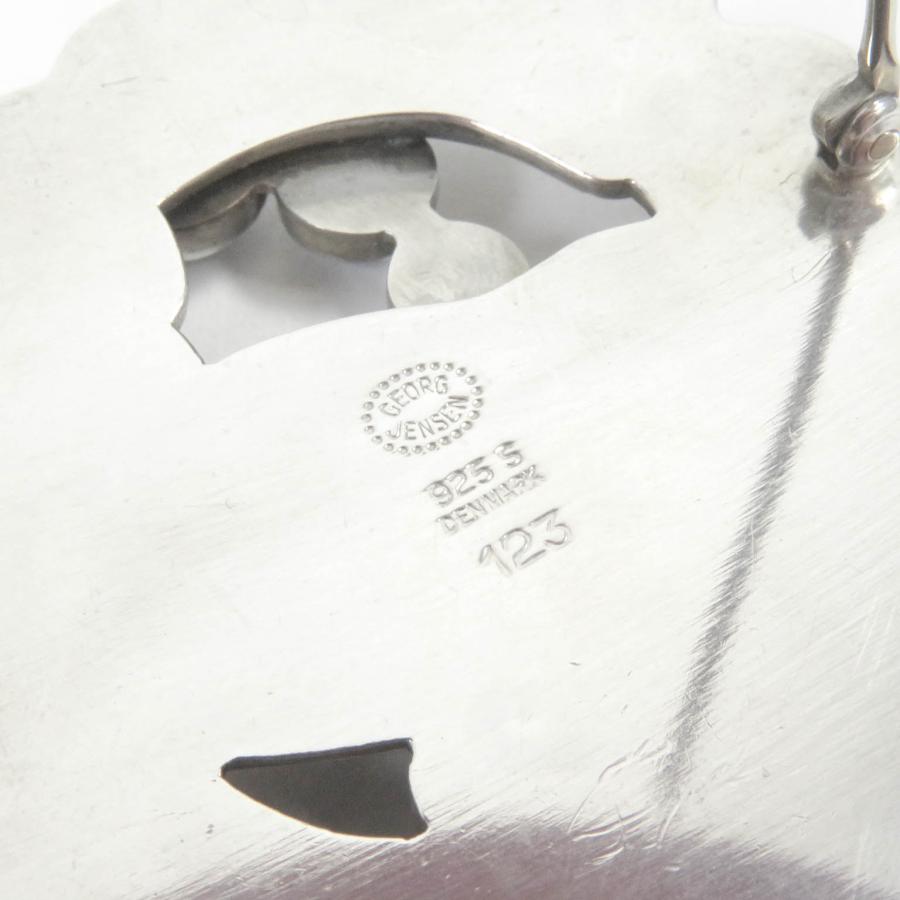 美品□Georg Jensen ジョージジェンセン SV925 123 ハト 鳥モチーフ