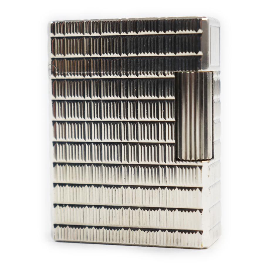 美品○Dupont デュポン ライン1 ショート エンボスチェック 総柄 