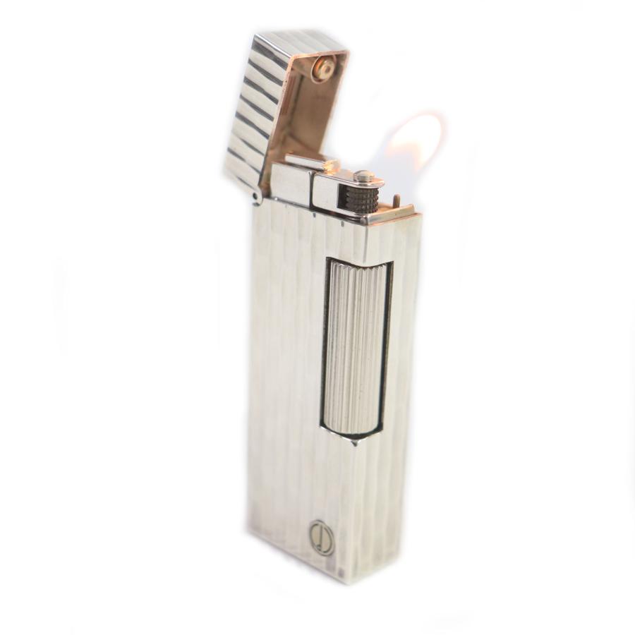 dunhill 美品▽Dunhill ダンヒル スクエア 総柄 ロゴ付き ローラー式 