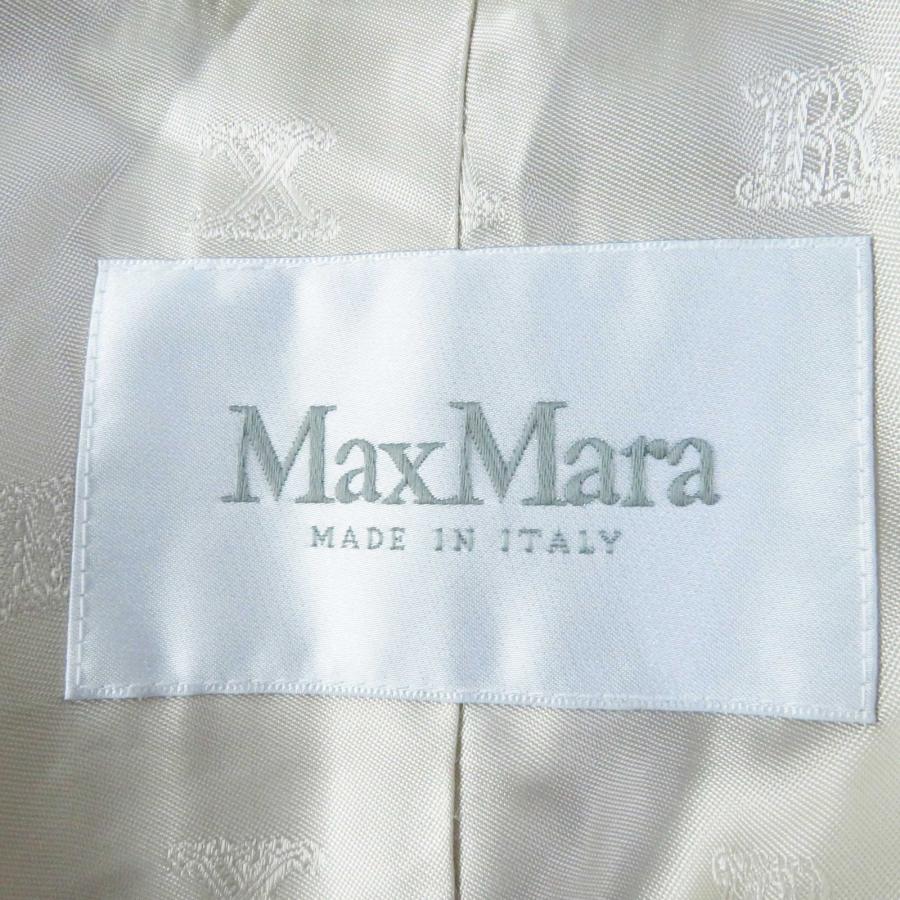 美品 2way マックスマーラ ロングコート ファー カシミヤ混 白タグ 40 Max Mara - 極美品 マックスマーラ Max Mara コート ロングコート