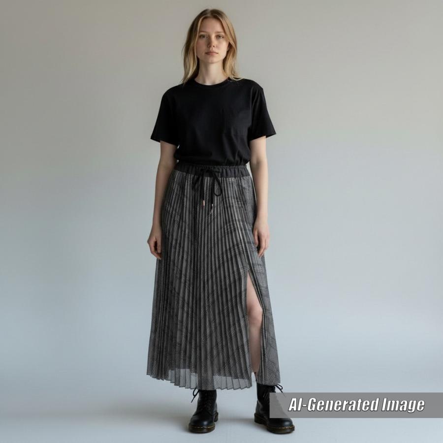 sacai（サカイ） 極美△サカイ 2022年製 22-05992 グレンチェック柄 T