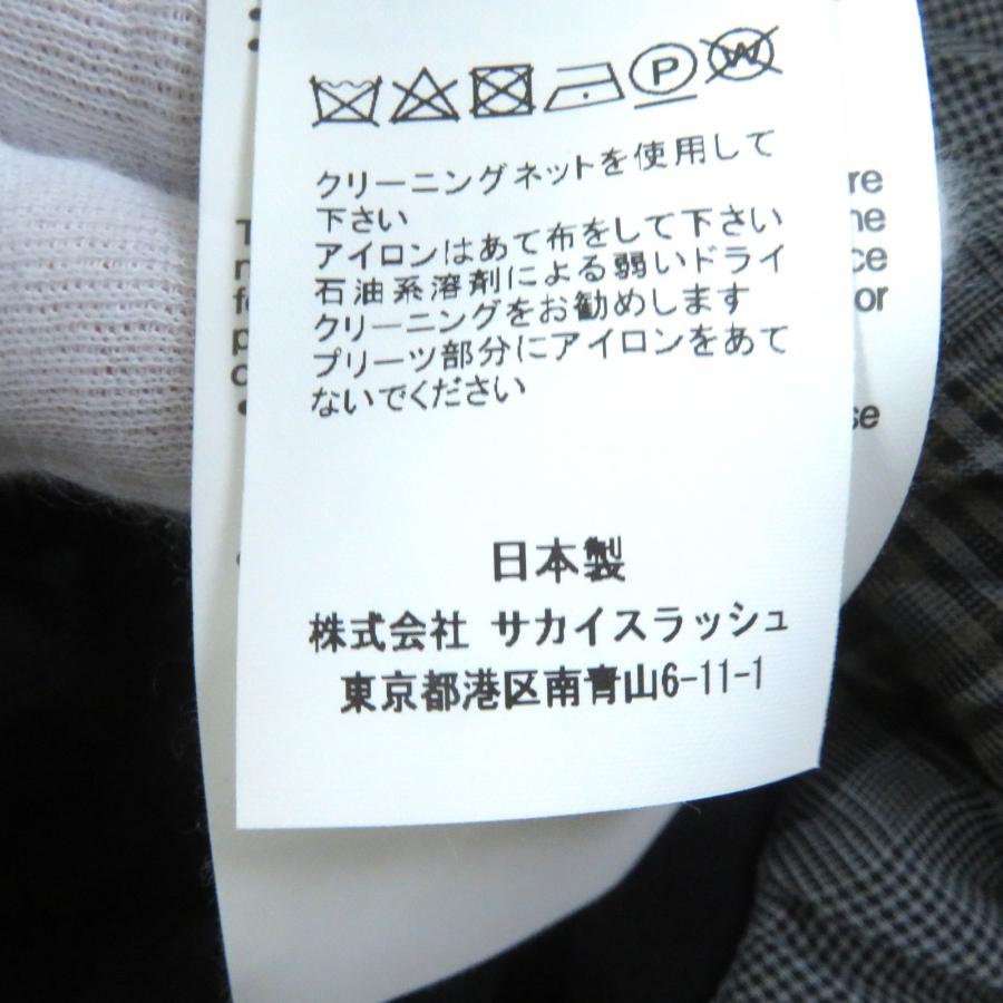 sacai（サカイ） 極美△サカイ 2022年製 22-05992 グレンチェック柄 T