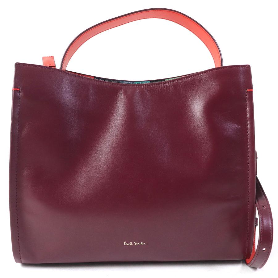 Paul Smith 極美品△Paul ポールスミス 22AW サプルレザー 2WAY Paul Smith 極美品△Paul ポールスミス 22AW サプルレザー 2WAY