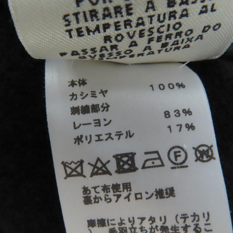 美品◎HERMES エルメス 21SS Poste et Cavalerie サーベル飾り袋 カシミヤ 刺繍 長袖 ニット ブラック ホワイト 38 イタリア製 正規品 レディース HERMES（エルメス） 極美品☆エルメス 21年 Poste et Cavalerie