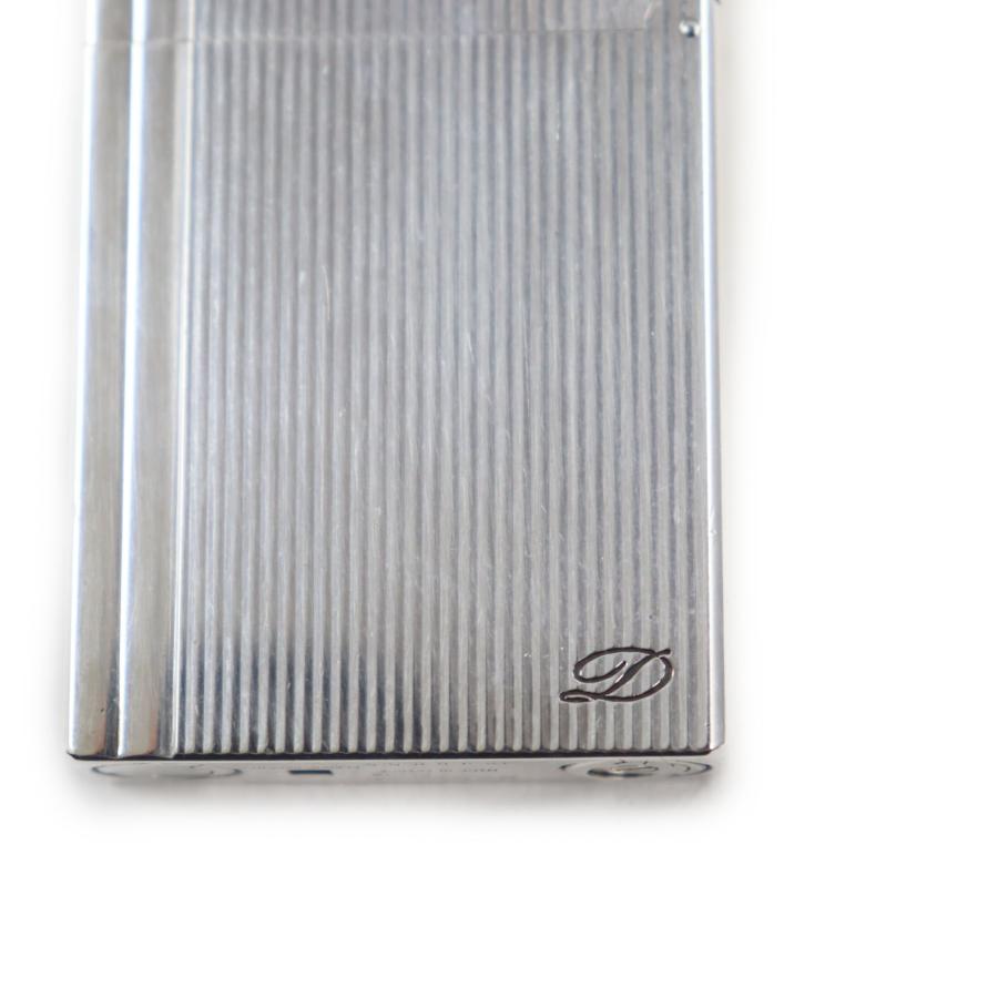 良品○Dupont デュポン ギャッツビー ストライプ柄 ロゴ刻印入 