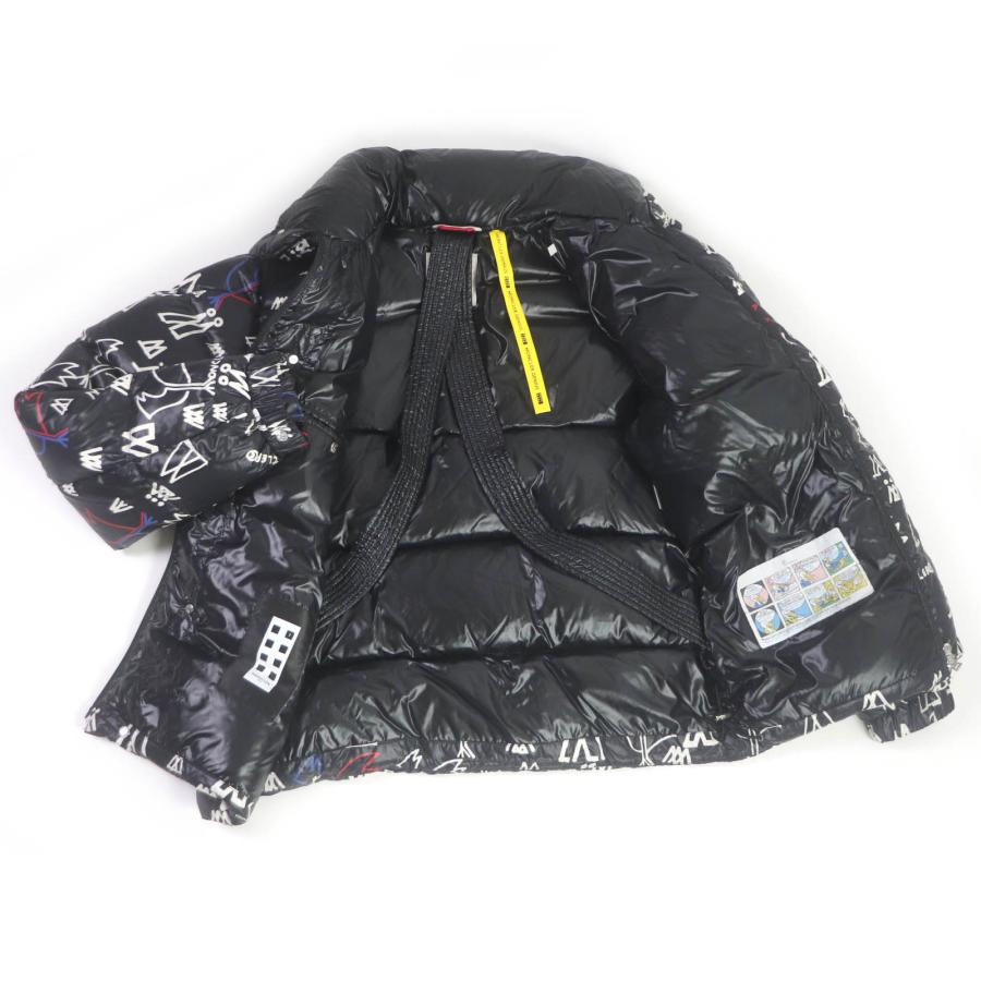 美品□モンクレール ジーニアス 2 18-19AW MARENNES ロゴプリント 総柄