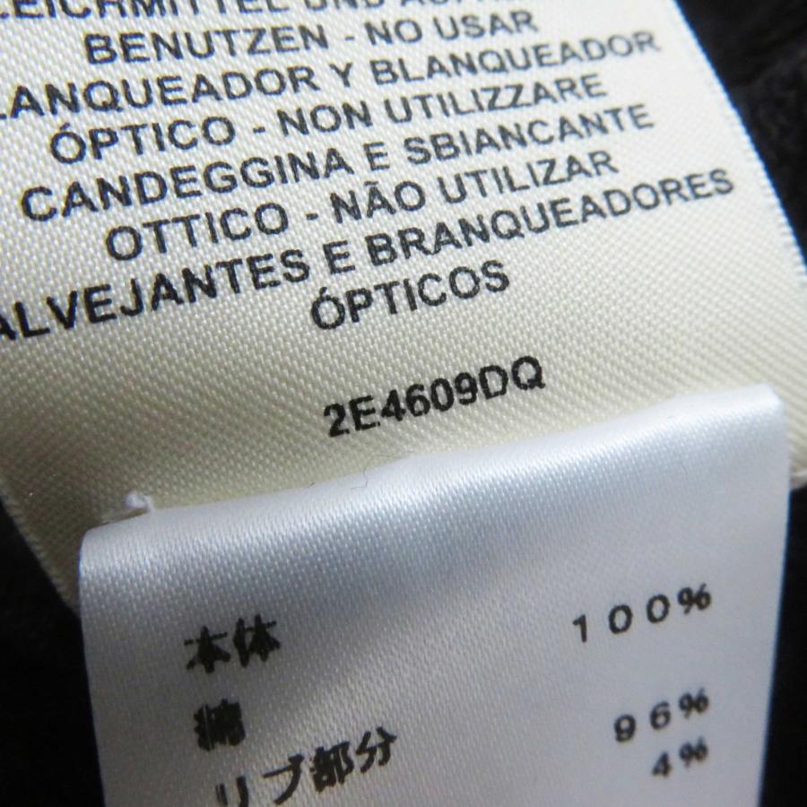 極美品◎HERMES エルメス 22SS 2E4609DQ コットン 刺繍入り 長袖 トレーナー／スウェット ブラック 36 フランス製 正規品 レディース HERMES（エルメス） 極美品◎HERMES 22SS 2E4609DQ コットン 刺繍入り