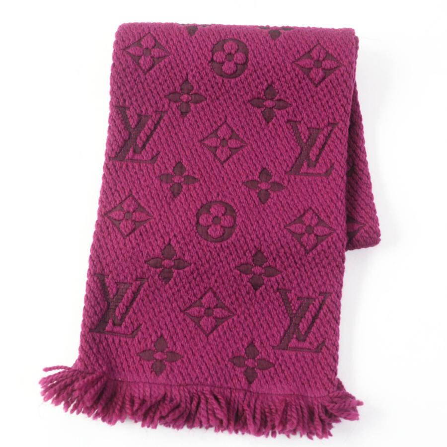 ルイヴィトン マフラー エシャルプロゴマニア パープル 美品】ルイヴィトン エシャルプ ロゴマニア マフラー モノグラム