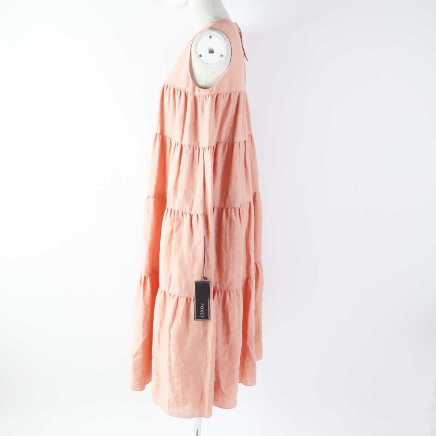 FOXEY NEW YORK ノースリーブ ワンピース　38 FOXEY（フォクシー） 【ドンドン見直し】未使用品◎フォクシー 定価