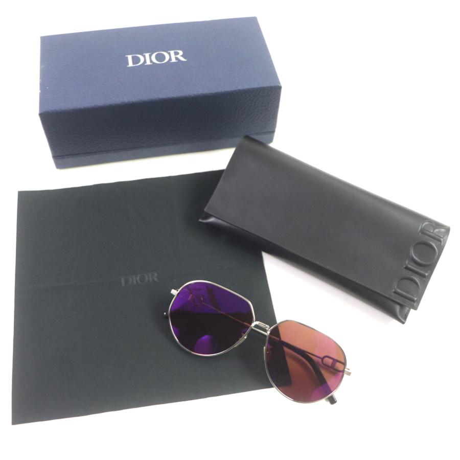 美品▽DIOR ディオール オム CD Link A1U ラウンドフレーム サングラス 