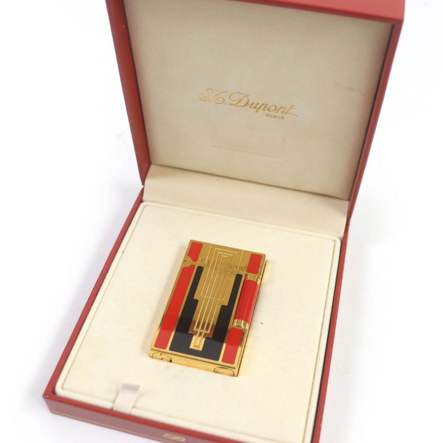 美品□Dupont デュポン アールデコ ライン2 0195/2500 スクエア型 喫煙 