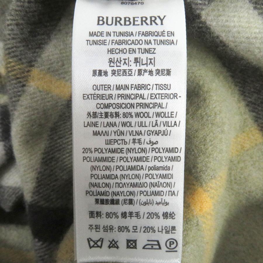 BURBERRY 極美品□BURBERRY バーバリー 23AW 8076470 チェック柄 BURBERRY 極美品□BURBERRY バーバリー 23AW 8076470 チェック柄