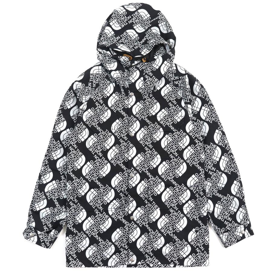 美品△グッチ ザ ノースフェイス 21SS 648870 ロゴ総柄 フード  
