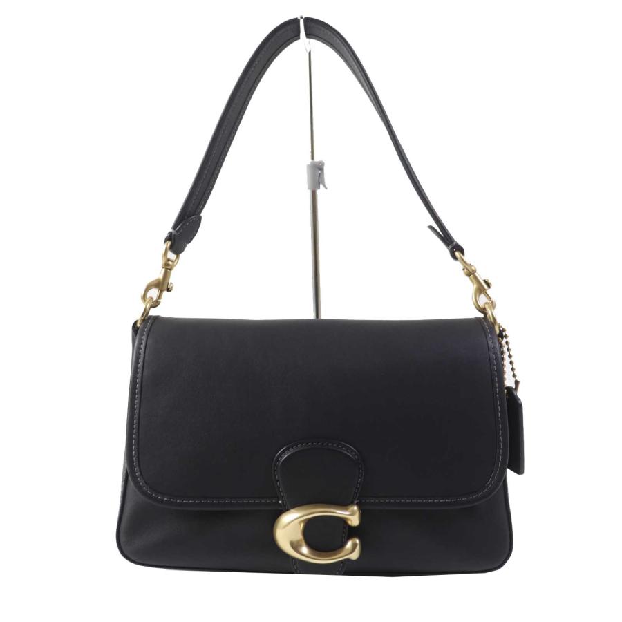 極美品◎COACH コーチ 定価88000円 C4823 ソフト タビー ロゴ金具 