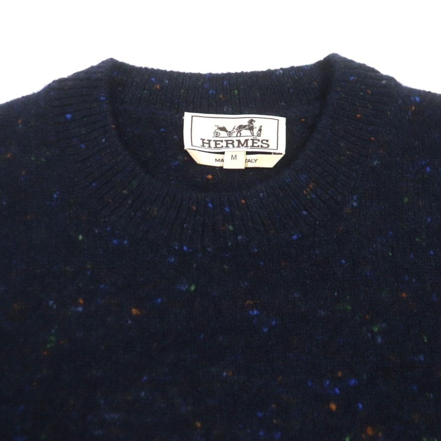 HERMES 美品▽HERMES エルメス 21AW ウール カシミヤ クルー HERMES 美品▽HERMES エルメス 21AW ウール カシミヤ クルー