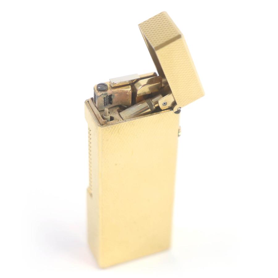 Dunhill ダンヒル スクエアフォルム ローラー式 ライター dunhill（ダンヒル） 外装良品□Dunhill 総柄 スクエア型 ローラー式