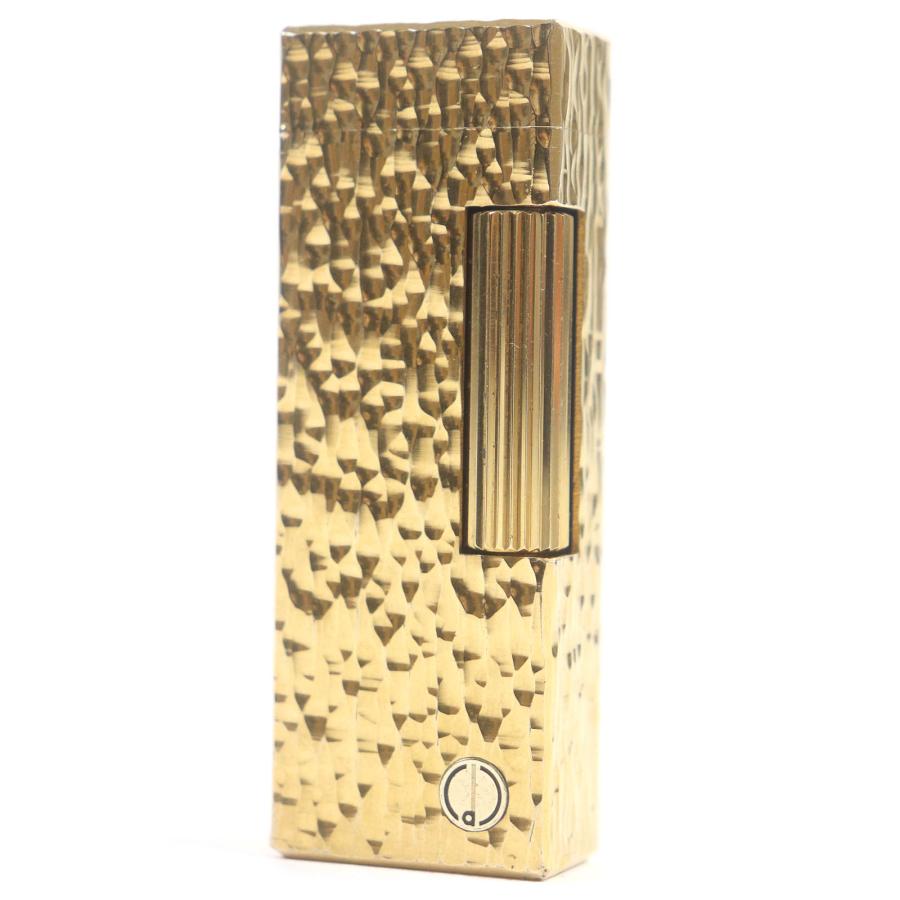 dunhill 外装良品□Dunhill ダンヒル 総柄 スクエア型 ローラー式 喫煙  