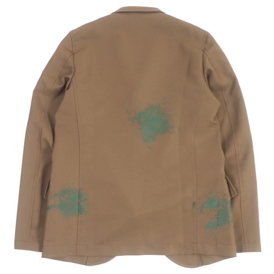 未使用品□コムデギャルソン 24SS FM-J502 Woven Hand Printed 