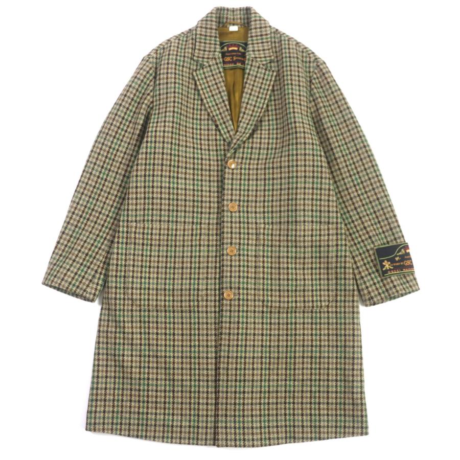 極美品▽GUCCI グッチ 19AW 595447 ウール ハウンドトゥース 千鳥格子 