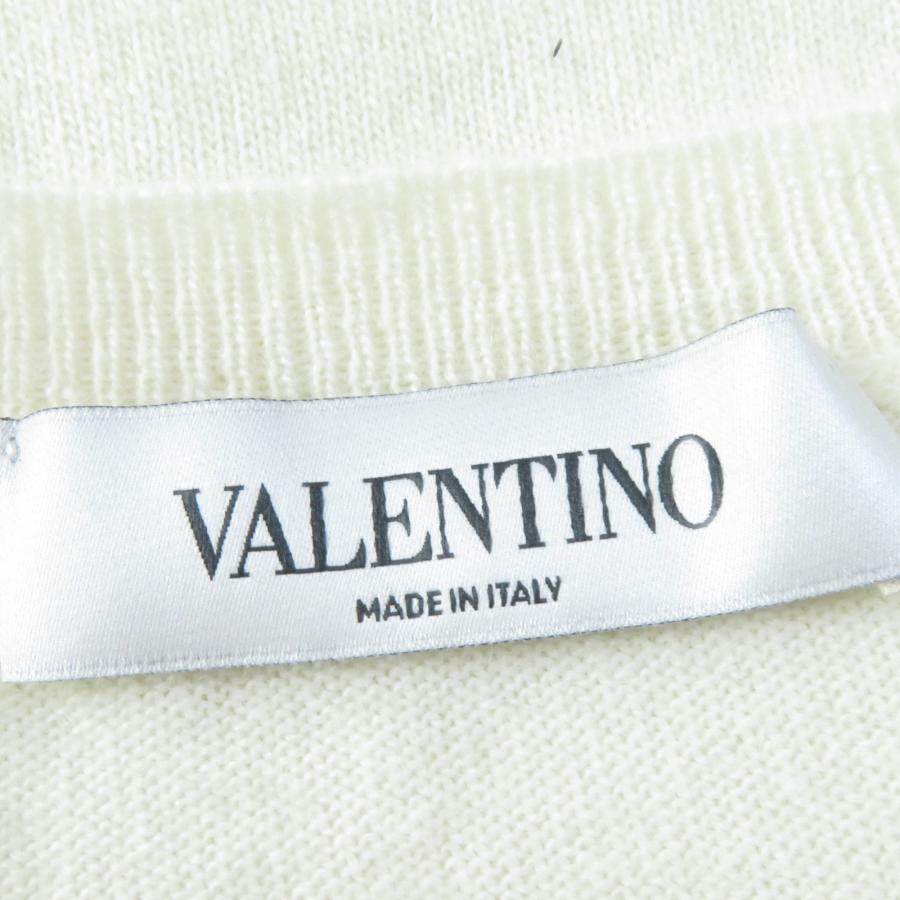 美品☆VALENTINO ヴァレンティノ TB3KC10546T ウール カシミヤ混 VLTN 