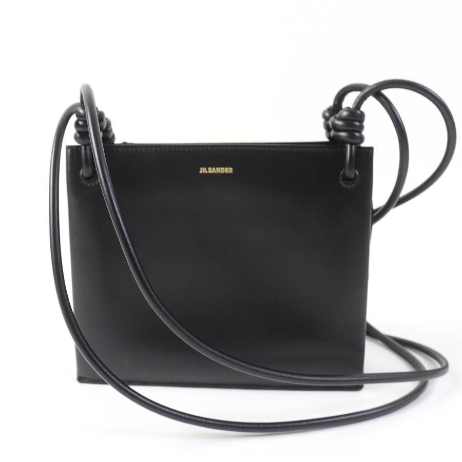 美品☆JIL SANDER ジルサンダー 定価214500円 Giro ロゴ入り レザー 