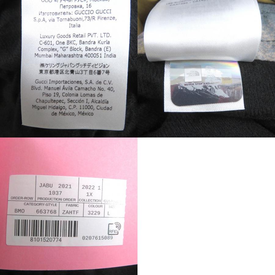 未使用品□GUCCI グッチ THE NORTH FACE 22SS 663768 フォレスト 