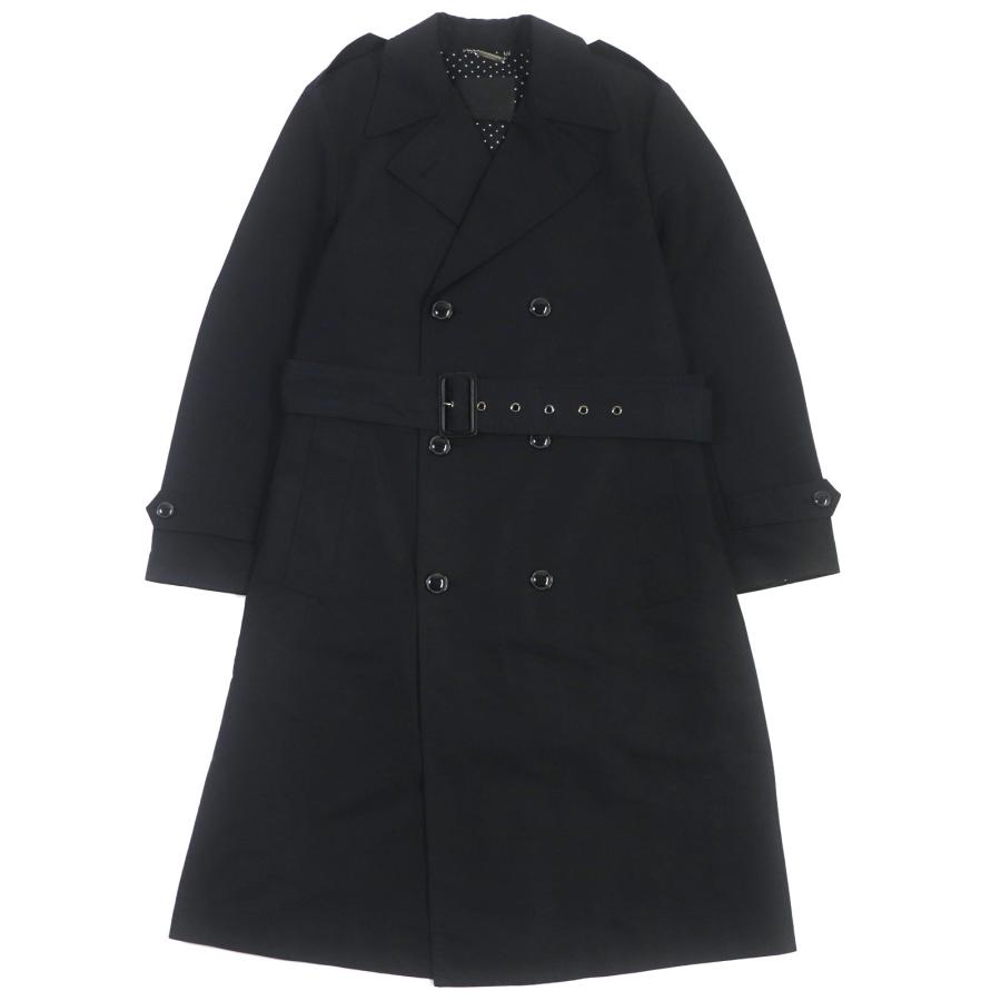 美品▽DOLCE&GABBANA ドルチェ＆ガッバーナ 裏地ドット柄 ロング丈 