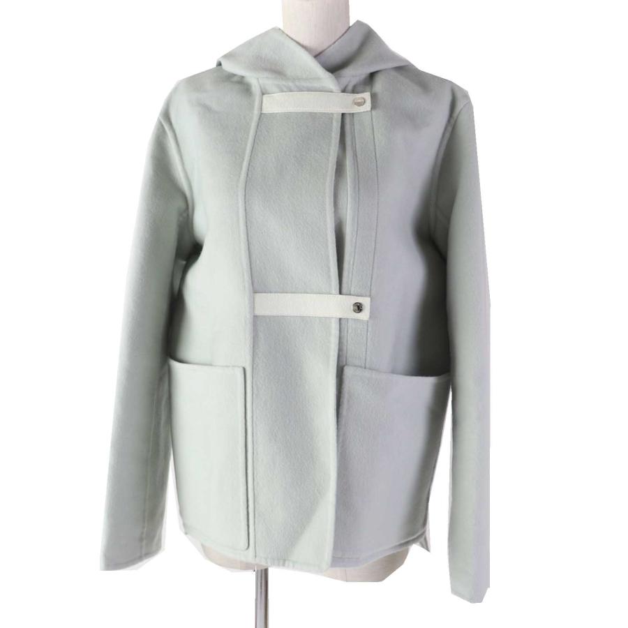 極美品◎HERMES エルメス 20SS カシミヤ100％ セリエボタン付  