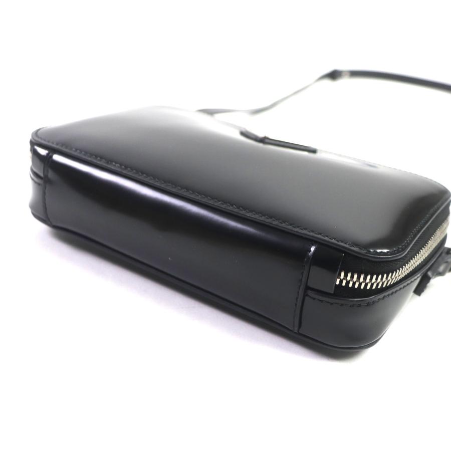 極美品▽PRADA プラダ 定価346500円 2VH173 ブリック ブラッシュド 
